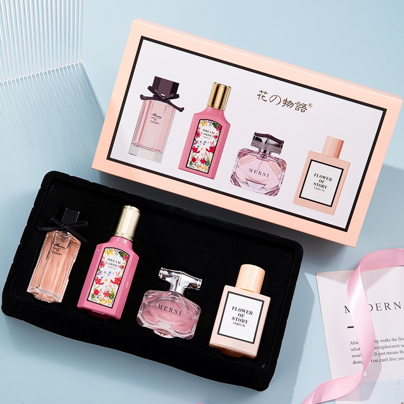 Conjuntos de perfumes transfronterizos de alta gama y fragancia duradera caja de regalo de perfumes para mujeres vietnamitas fábrica mayorista de perfumes gulong para hombres