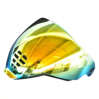 Подходит для Ghost Mask Airflite, аксессуары для мотоциклетного шлема, дневные и ночные универсальные гальванические линзы высокой четкости, коричневые