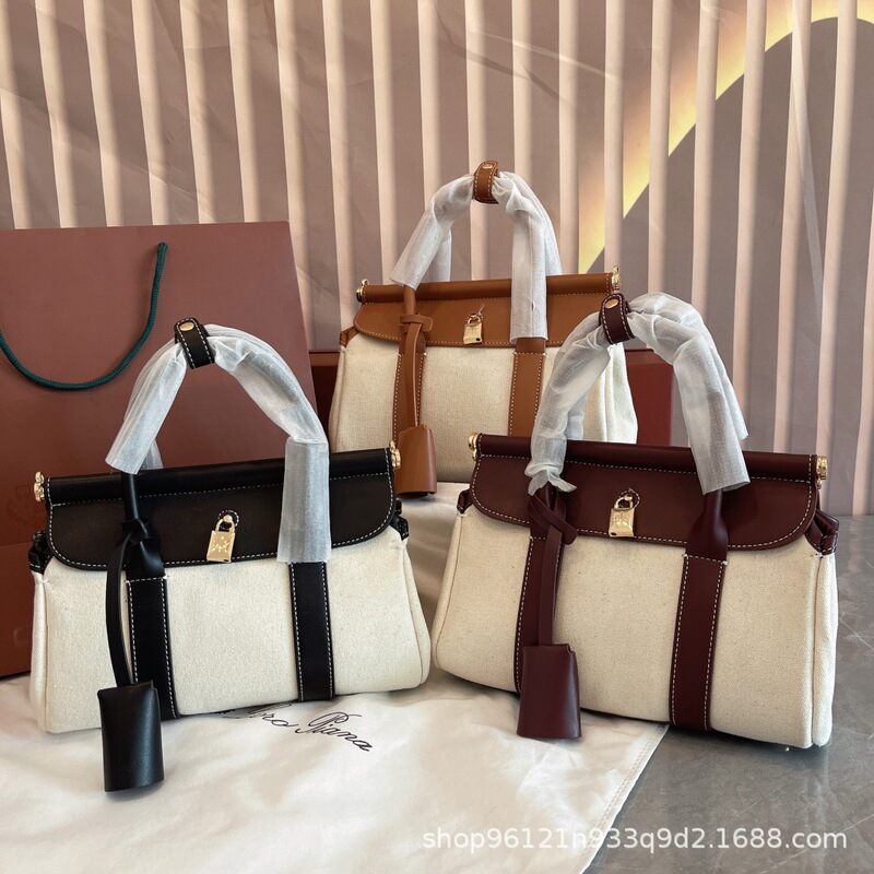 Cross-Border New Niche Lp32 High-Quality Genuine Leather Handbag, Fashionable and Versatile Light Luxury Shoulder and Crossbody Women's Bag