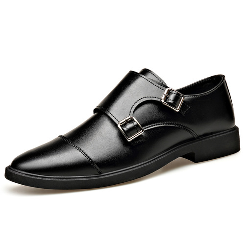 Factory temu metal cross-border Southeast Asian men's high-end leather shoes men's business formal casual leather shoes England groom