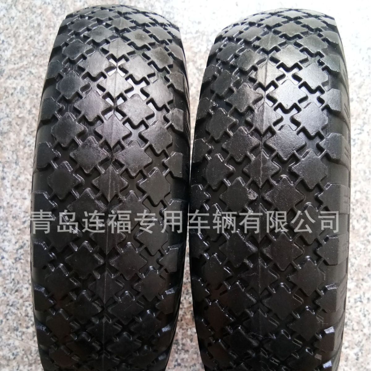 供应外贸3.50-6宝石花PU轮胎 货仓车轮胎 聚氨酯实心胎 欢迎洽谈