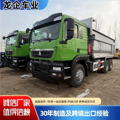 Cross-Border Export of Howo Tx Dump Trucks, 6×4 Drive, 30-Ton Capacity, Engineering Dump Truck, Sand and Gravel Truck