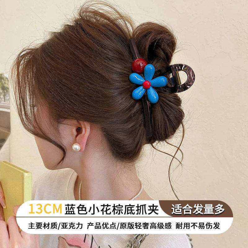 2026 nuevo clip de agarre de alto nivel lindo coreano cabeza trasera clip de cabello toque de cabello gran exquisito clip de tiburón clip de cabello image 223