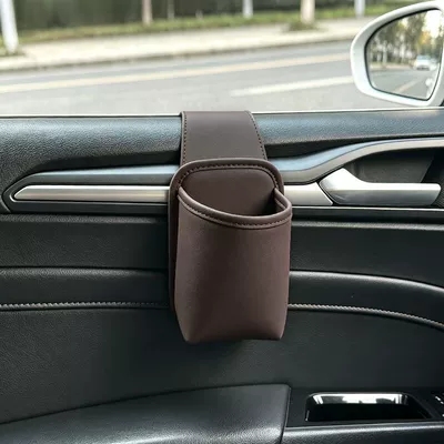 bag, multifunctional phone and – Car cup holder/beverage holder - brown