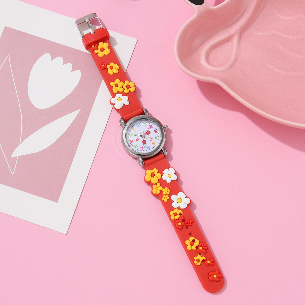 Cute Heart Shape Buckle Quartz Kids Watches display picture 16