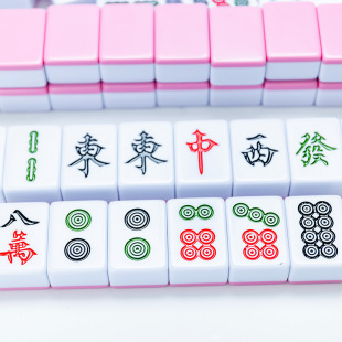 麻将定制台灣新加坡美国美式日本卡通麻将牌大号密胺玉石定制麻将-阿里巴巴