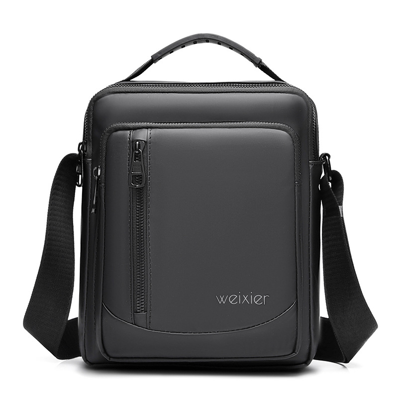 Bolso de mensajero del bolso del teléfono móvil de los hombres ocasionales simples de los hombres bolso de hombro de gran capacidad bolso impermeable de los hombres del diseño del nicho