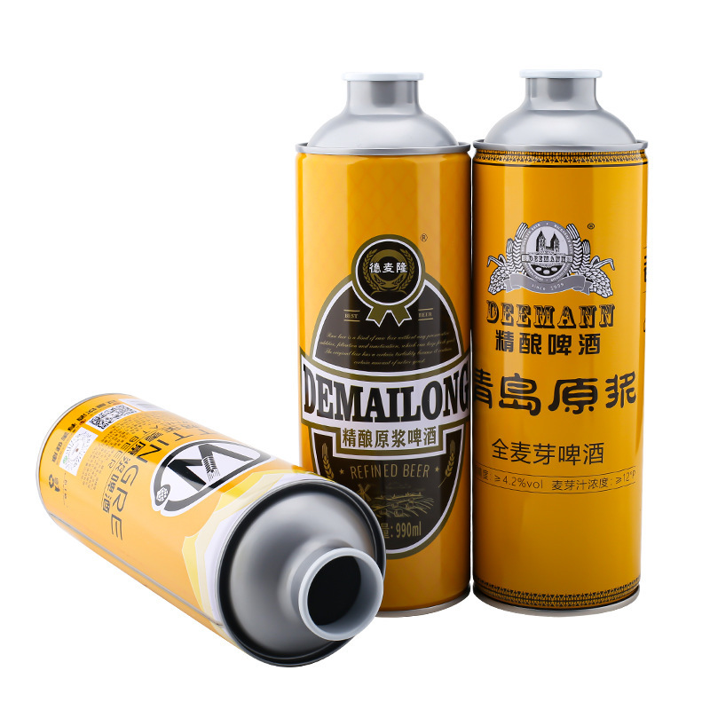 650mlブリキ精醸造ビール缶コーラ缶包装缶円形金属1リットルビール空缶メーカー|undefined