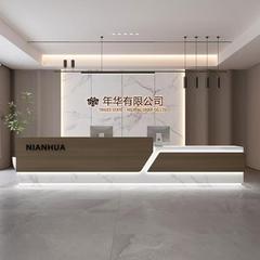 モダンでシンプルな会社ホテルペイントフロントデスク美容室ショップレジトレーニングセンター受付デスク