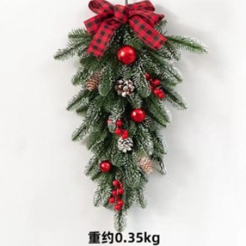 クリスマスリース、籐の小物、クリスマスオーナメント、飾り玉、クリスマスデコレーション、手作り|undefined