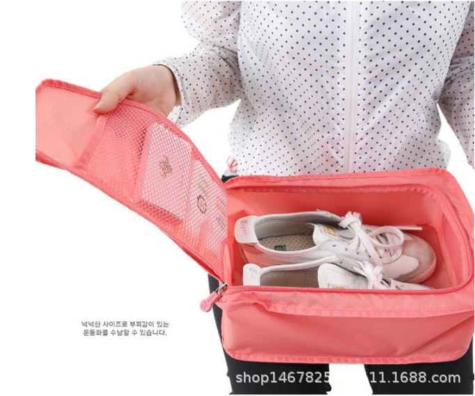 鞋子收纳袋折叠旅行鞋袋 防水旅游鞋包折叠包防尘袋