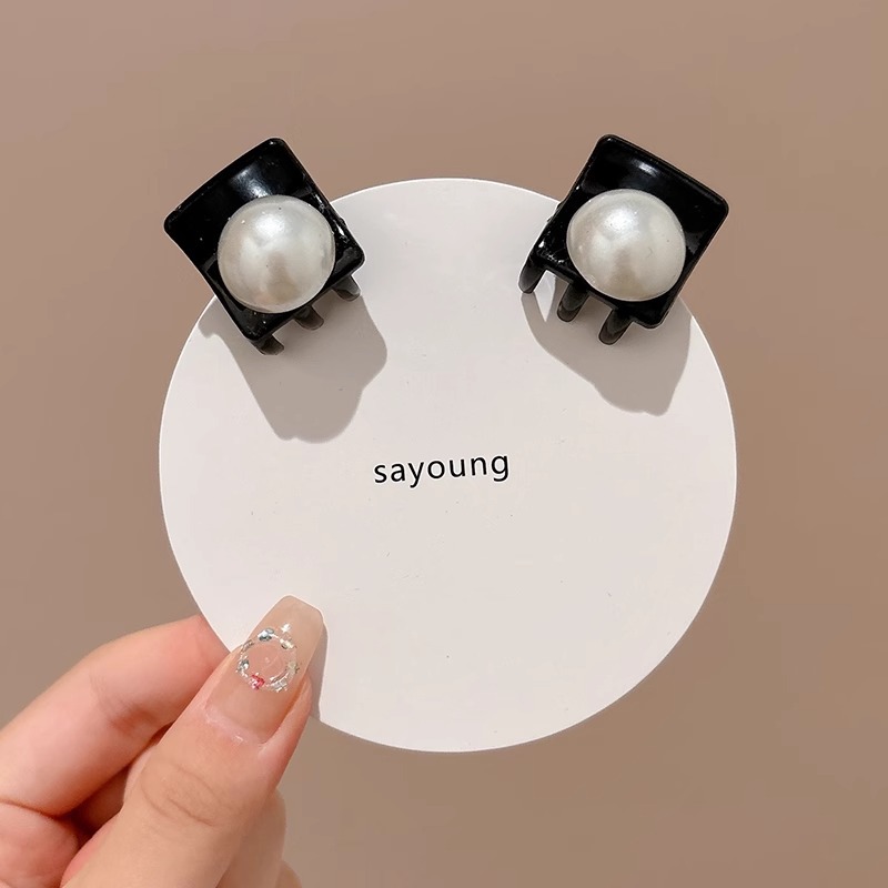 Clip de cabello de arco frente lateral clip de frangeo princesa de alto nivel cabeza pequeña clip de agarre mujer 2025 nuevo clip de cabello detrás de la oreja