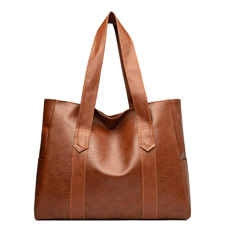 Big Bag 2023 New Fashion Simple Versatile Fashion Large Capacity Mom Bag Single Shoulder Bag Fashion Tote Bag Women's Bag