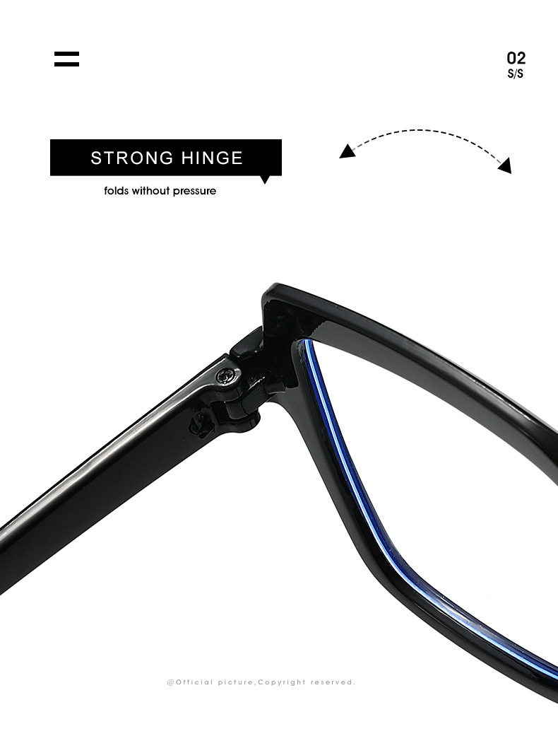 46g Weight Full Frame Glasses Structure Glasses Classification Ac Lens Material Square Glasses Style Daily Occasion Color Block, Leopard Pattern All Seasons Season Unisex Gender Simple Style Style Simple Style Color Block Leopard Ac Square Full Frame Optical Glasses 9