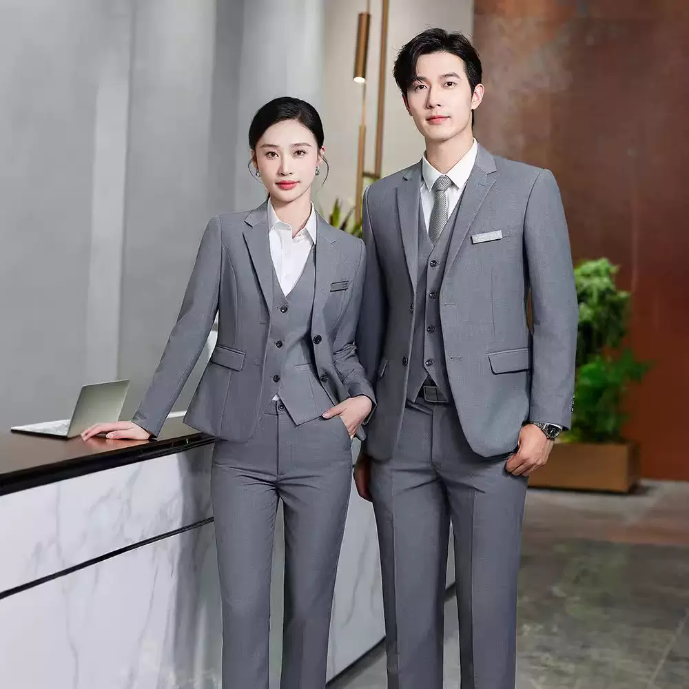 职业西装套装女春秋气质公考面试正装酒店经理工作服高端工装西服