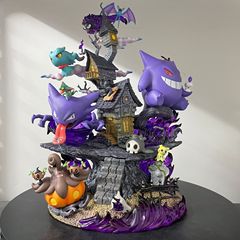 ポケモンゴーGKポケットモンスターEGG幽霊耿鬼像シーンモデル置物箱入りフィギュア