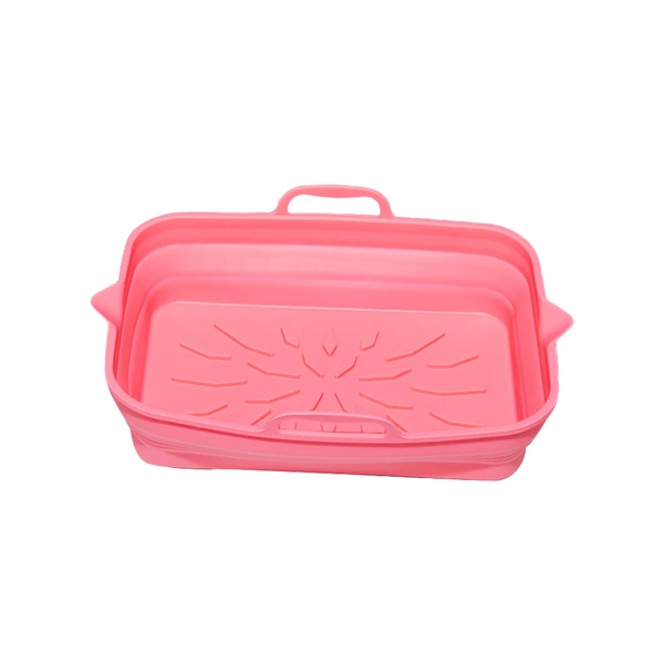 Rectangular, fuchsia