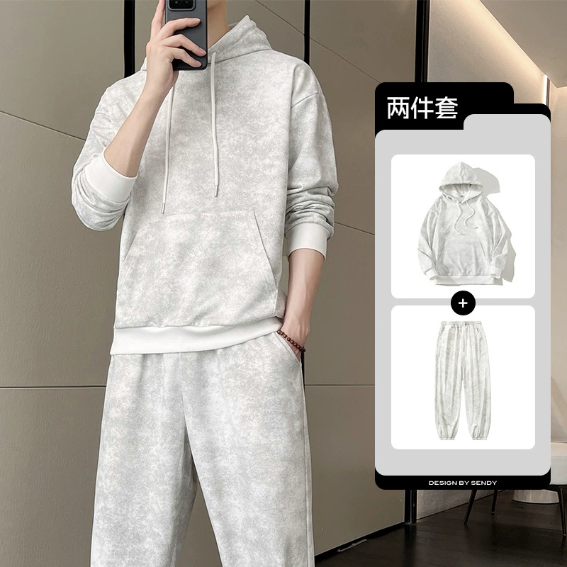 帝宇神龙 Autumn set, sweatshirt, trousers, round collar