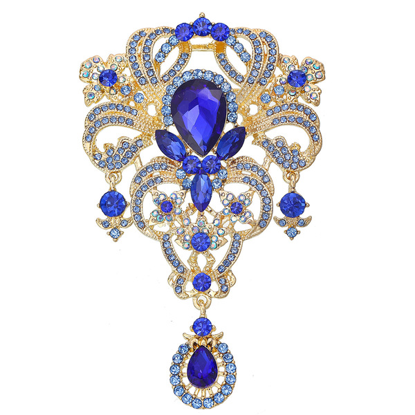 creative high-end fashionable brooch drop-shaped