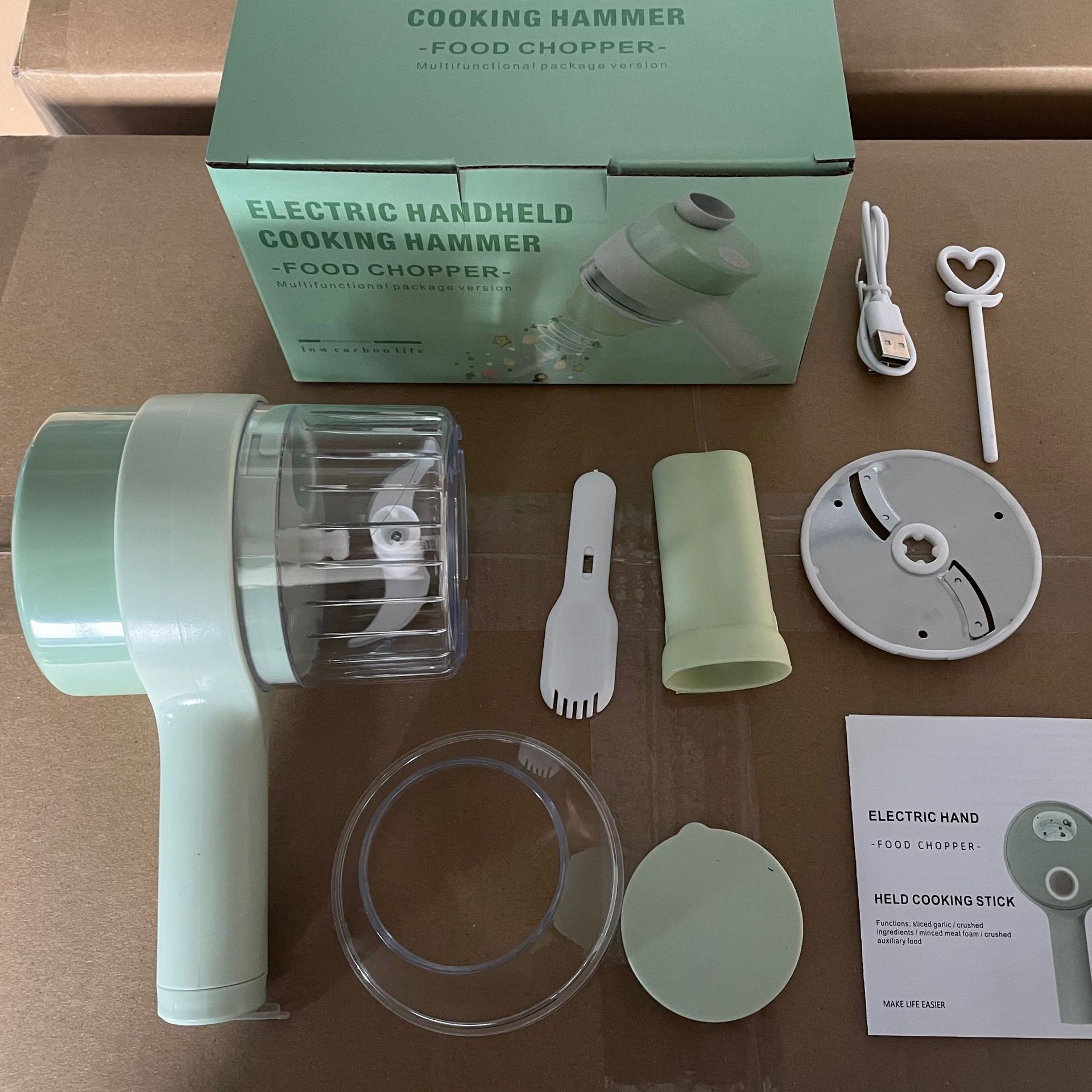 Procesador de Alimentos Eléctrico de Mano de ABS Multifunción para Cocina image 9
