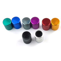 Car Tire Aluminum Colorful American Air Valve Cover with Built-in Plastic Protection Sedan Dustproof Valve Cover