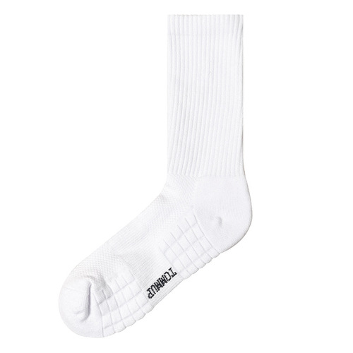 Socks for men winter long-tube sports pure cotton deodorant sweat-absorbent towel bottom thickened stockings cotton autumn and winter mid-length socks for men