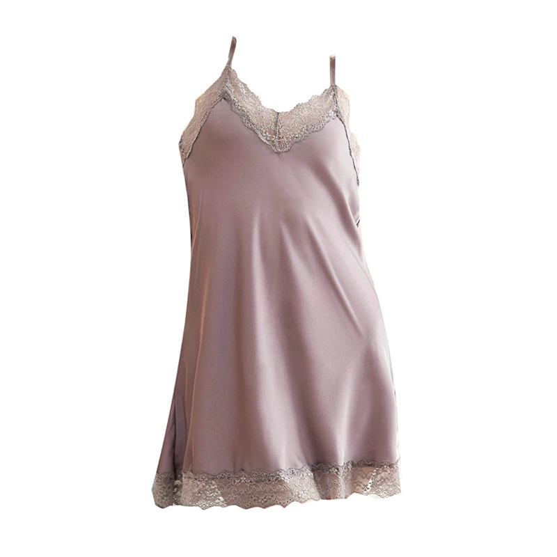 (), шелковое сексуальное slip dress, кружевной пижама, V-образный вырез