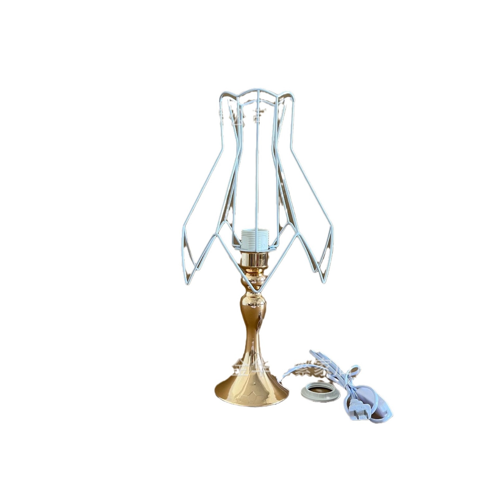 Xianfan pequeño libro rojo recomienda base metálica sirena combinación de marco de hierro con interruptor de botón de cable DIY hecho en casa