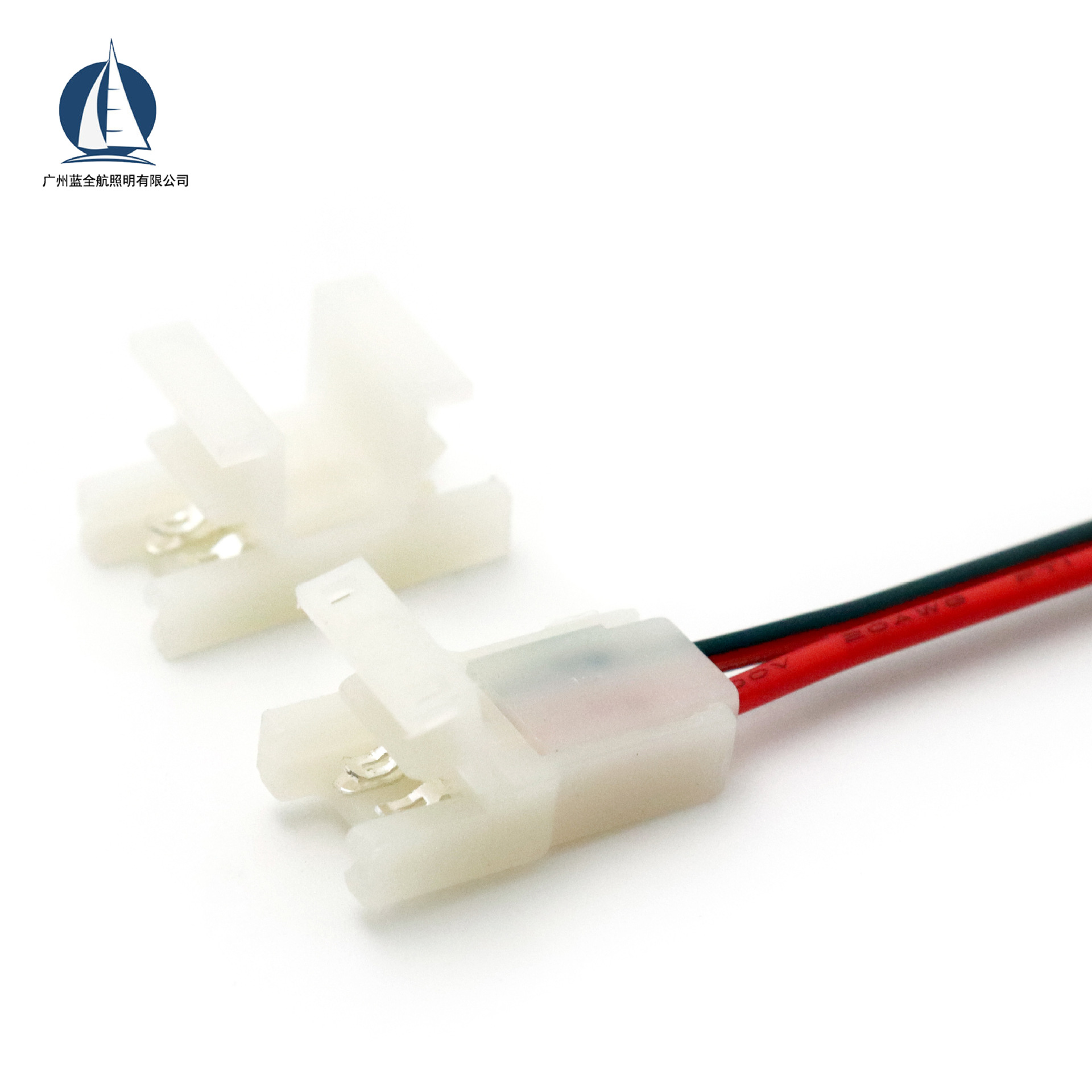 Tira de luz LED del gabinete Línea de DuPont caja de conexiones de un punto y seis Línea de extensión de DuPont tira de luz sin soldadura pegatina rodillo de tira de luz