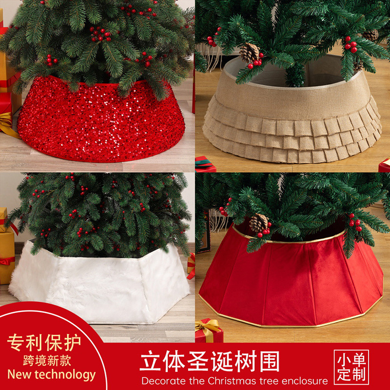 Adornos artesanales transfronterizos para árboles de Navidad, collares de lentejuelas, accesorios de decoración para escenas de vallas, decoraciones colgantes, venta al por mayor de artículos navideños