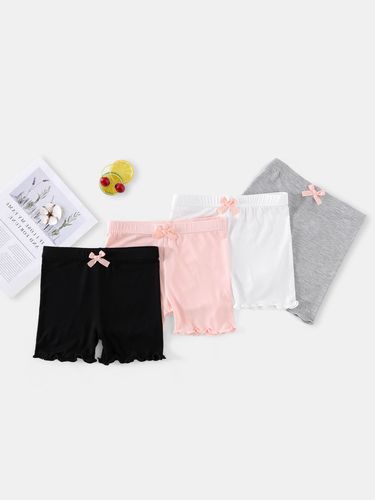 Girl's 3/4 Length Leggings Summer Modal Children's Anti-Slip Safe Pants Thin Student Shorts Dropshipping One Piece
