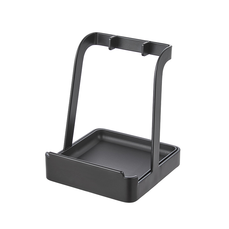 Estante de tapa de olla mini estilo japonés estante de almacenamiento multifuncional de cocina simple olla doméstica tapa sopa cuchara organizador rack de almacenamiento