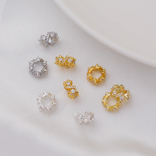 �18K��ɫ΢��ʯ���h���鴮���ֹ�diy�Ʒ����ʹ��ʯ�D�\��