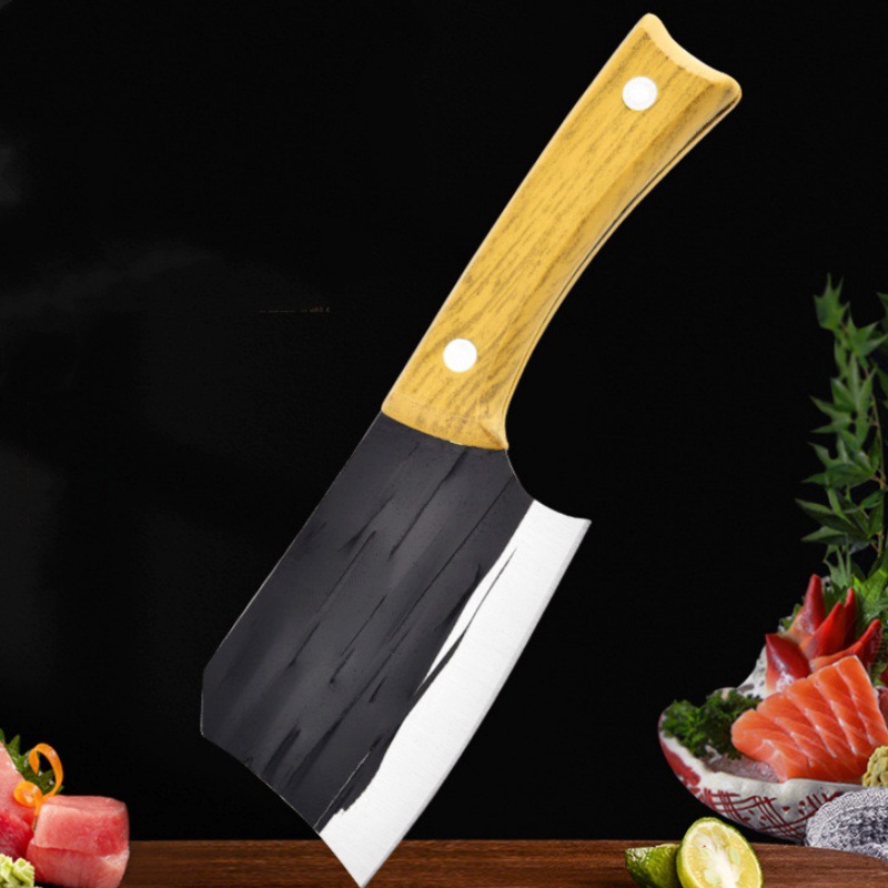 锋利手工锻打小刀便携水果刀户外野营割肉刀多功能手把肉露营刀具