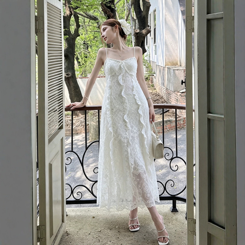 Gorgeous Lace Camisole Dress for Women 2026 Super Popular Spring/Summer Hot Item, Complete Outfit for a Stylish Ootd Gorgeous Lace Camisole Dress for Women 2026 Super Popular Spring/Summer Hot Item, Complete Outfit for a Stylish Ootd