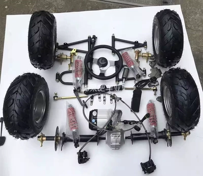 Motorcycle frame – rear axle, tire kit - 60v1200w-with-7inch-tires-controller