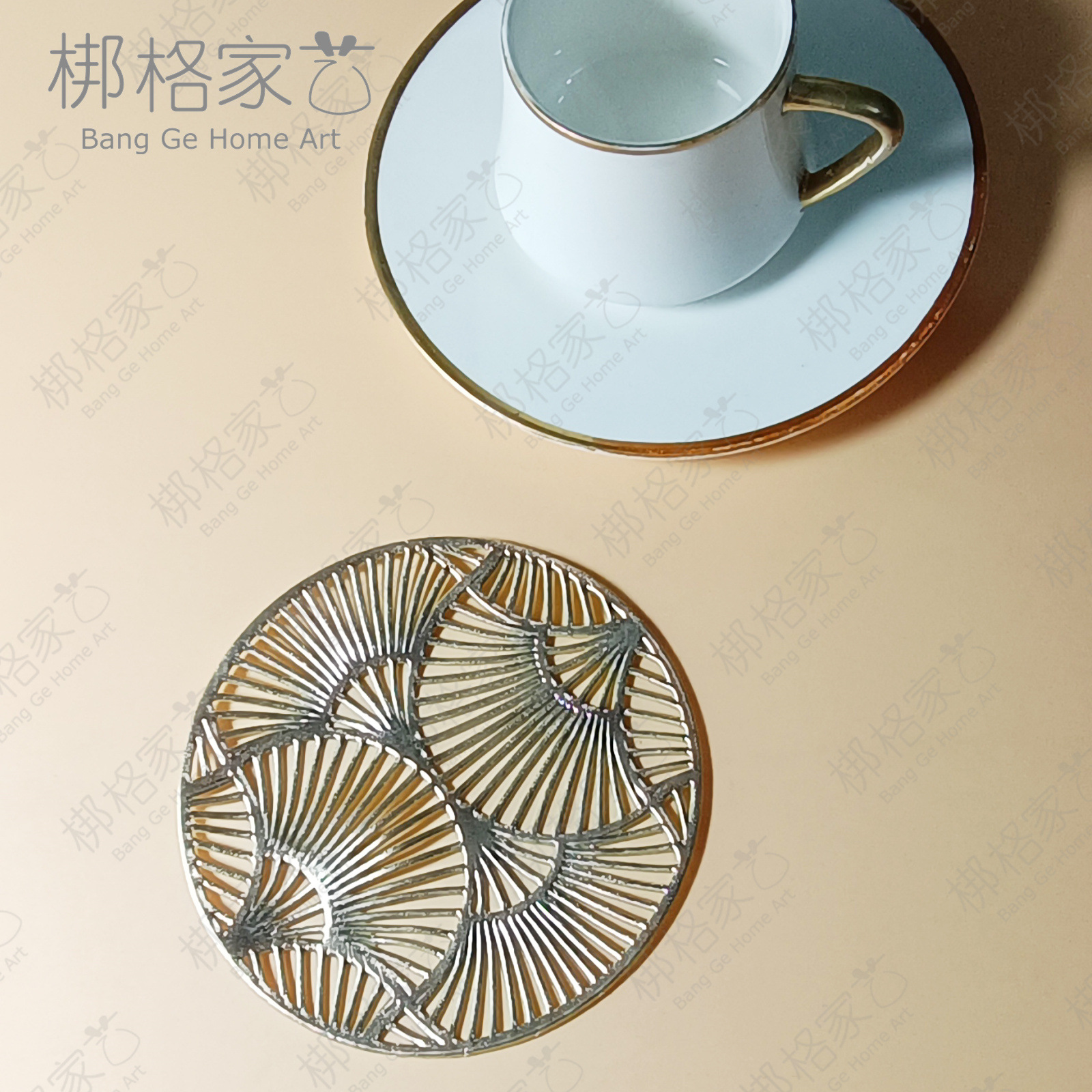 【10cm 컵받침】PVC 컵받침, 커피패드, 크리스마스 컵받침, 방수 컵받침, 단열 식기 매트