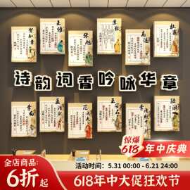 古诗词国风教室氛围布置装饰神器班级文化墙贴小学高三励志黑板报