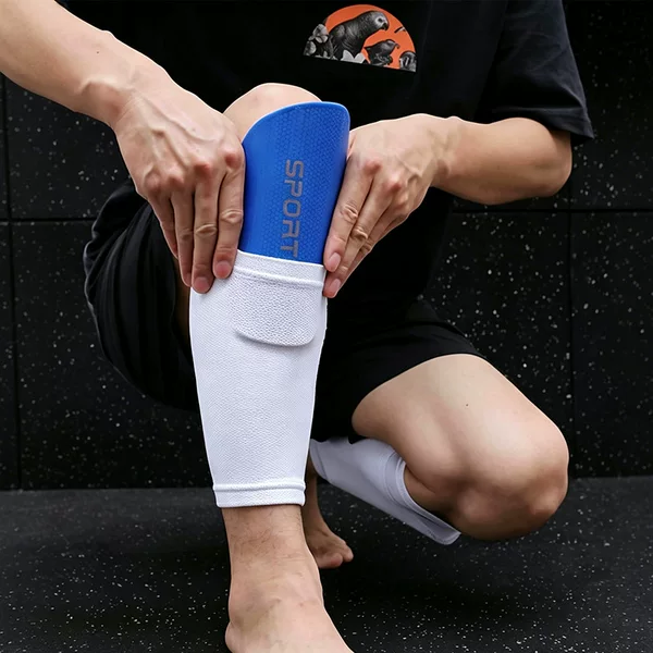 Thickened breathable football shin guards, calf socks, protective pads for outdoor sports training, anti-collision foot guards, customizable