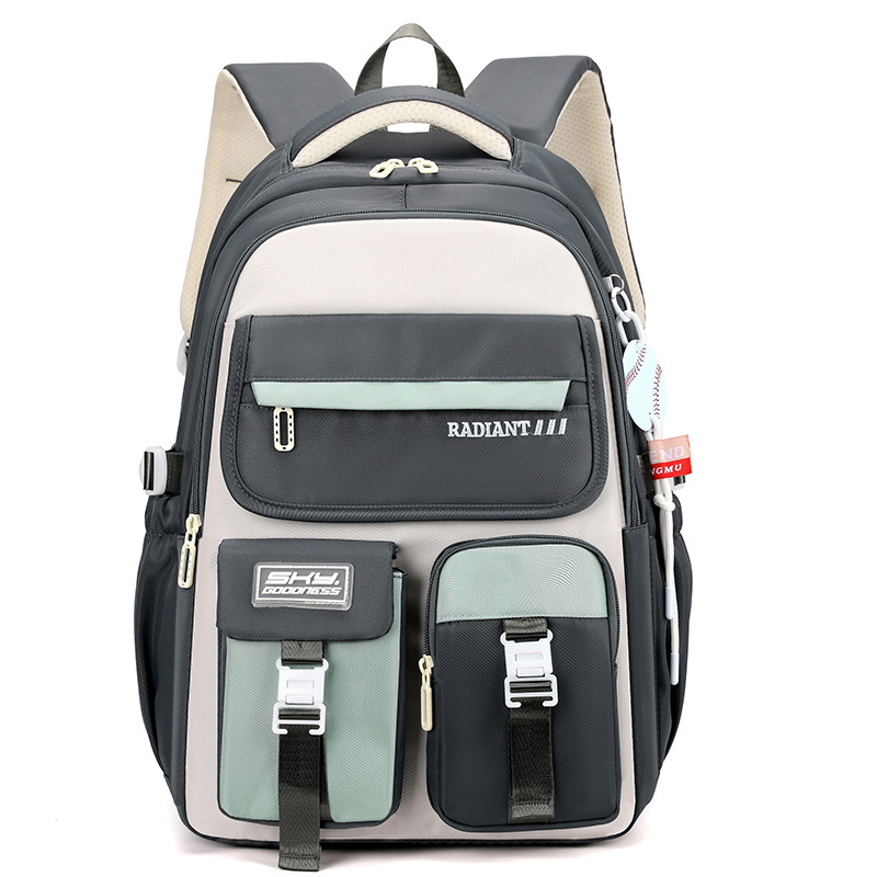 Mochila escolar de estudiantes de secundaria transfronteriza, mochila de estudiantes universitarios anti-derramamiento de alta capacidad para mujeres.