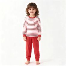 女童套装秋冬新款两件套欧美洋气中小童圆领长袖长裤小女孩家居服