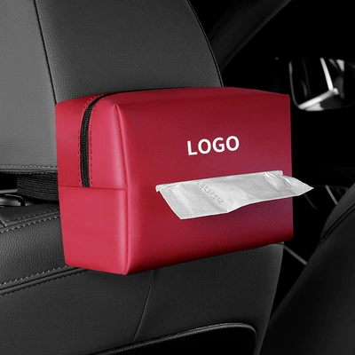 multifunctional car paper box seat: Car tissue box/set