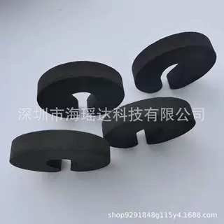 厂家批发高密度加厚防夹手EVA防撞保护套 门挡黑色白色eva门卡
