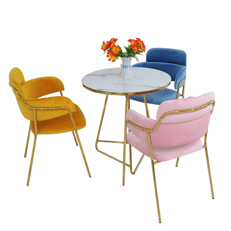 Mesa de comedor y sillas sillas de comedor exportación moderna sillas minimalistas taburetes lujosos de alta calidad
