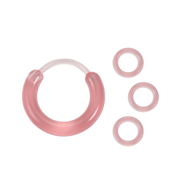 Import transparent plastic earrings for men and women