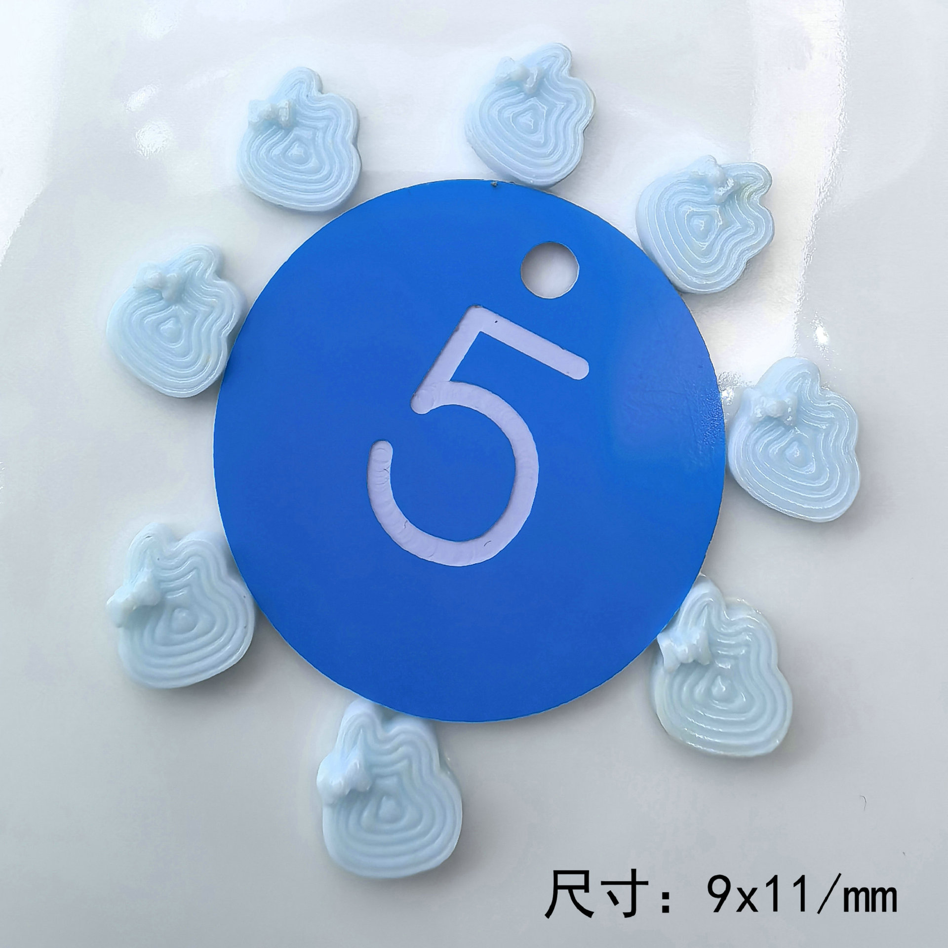 马卡龙巧克力美甲饰品食玩甜品彩色立体树脂穿戴甲配饰批发001