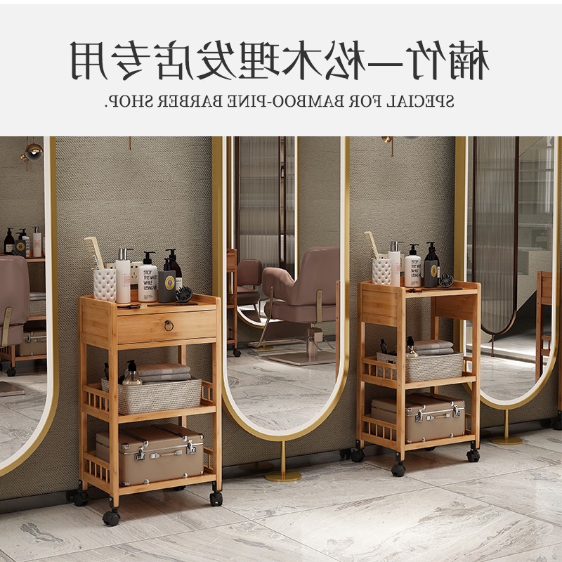 美容院推车专用收纳车多层新款带轮子的小推车理发师美甲