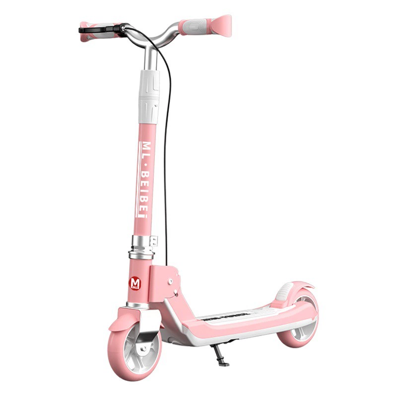 Детский самокат для взрослых мальчиков и девочек 6-10-12 лет, двухколесный складной Педальный раздвижной самокат