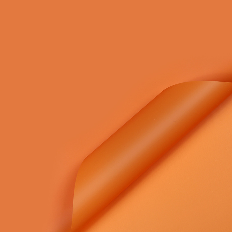 Papel liso coreano mate Papel de embalaje de ramo de color sólido coreano Papel de embalaje de flores impermeable de alta calidad Materiales de floristería