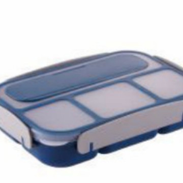 Amazon lonchera de 4 compartimentos lonchera de estudiante trabajador de oficina lonchera portátil con vajilla calefacción por microondas